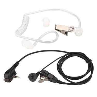 Imagem de Fone de ouvido com tubo de ar, redução de ruído, redução de radiação transparente, fone de ouvido com tubo acústico, interface de 3,5 mm para EVX 261 para VX 210(1 pacote)