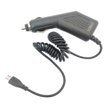 Imagem de Carregador De Viagem Para Carro Celular Usb V8-c Espiral