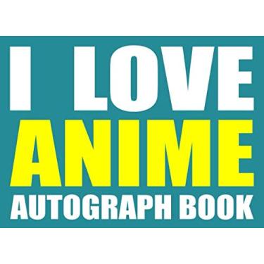 Imagem de Livro de autógrafos I Love Anime: 25 compartimentos exclusivos - Caderno para clubes escolares e grupos sociais