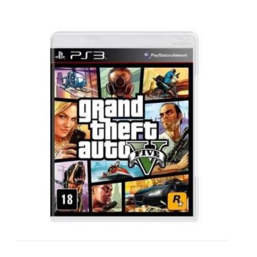 Imagem de Jogo Ps3 Gta 5 Grand Theft Auto V Original Mídia Física Novo - Rocksta
