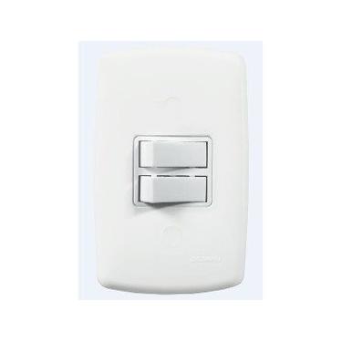 Imagem de Interruptor Duplo 10A-220v Dicompel