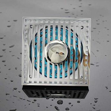 Imagem de Dreno de piso de banheiro Tampa de drenagem de piso Pacote de drenagem de piso Cobre refinado Desodorante Núcleo de drenagem Máquina de lavar banheiro Esgoto Dreno de piso 50 Revestimento de tubos