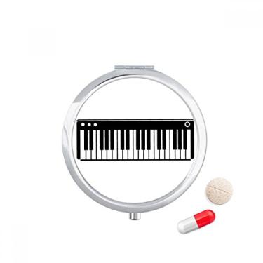 Imagem de Caixa de comprimidos elétrica de piano musical, vitalidade e sons, caixa de armazenamento de medicamentos
