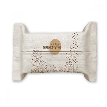 Imagem de Bolsa de linho de algodão com estampa de aquarela de peru para o dia de Ação de Graças