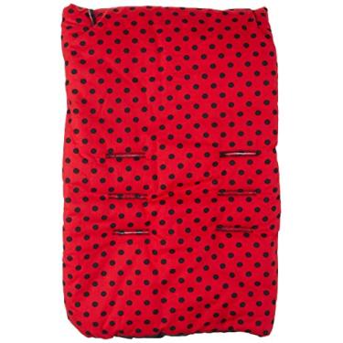 Imagem de Alan Pierre Baby Capa Para Carrinho - Vermelho Bola Preta - Pliko Sem Bordado Vermelho Bola Preta