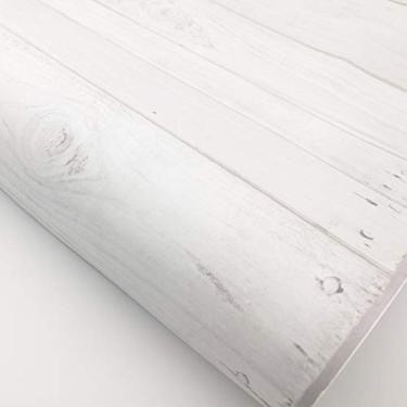 Imagem de RoyalWallSkins Painéis de parede de madeira Faux Peel & Stick Wallpaper Modena, papel de parede autoadesivo de prancha de madeira fácil (WPSH01500: 49.8 cm x 299.7 cm)