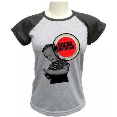 Imagem de Camiseta Babylook Social Distortion Exclusiva - Alternativo Basico