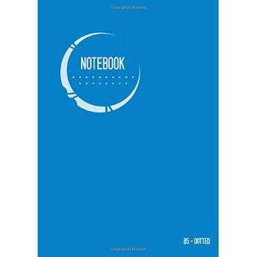 Imagem de Caderno pontilhado B5: Caderno de Diário Azul, Design Círculo Elegante, Branco, Matriz de Grade de Bolinhas, Médio, Capa Macia, Páginas Numeradas, Sem Sangramento (Diários de Caderno Pontilhados B5)
