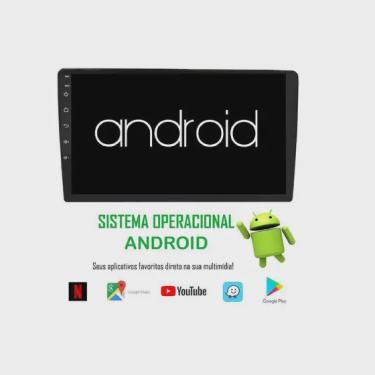 Imagem de Central Multimidia 9 Android Auto e CarPlay - Wifi/Gps/Bluetooth