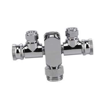 Imagem de WeiLaiKeQi Válvula divisora de co2 para aquário, convencional, compacta, leve, portátil, fácil de instalar, cobre para gerador de co2, tanque de peixes