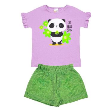 Imagem de Conjunto Infantil Menina Get Well Soon Roupas Infantis