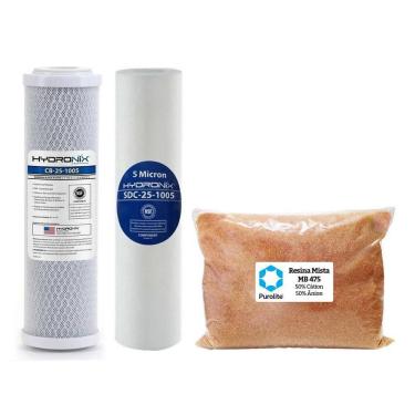 Imagem de Kit Deionizador Hydronix 3 Estágios Mb475 Aquarismo
