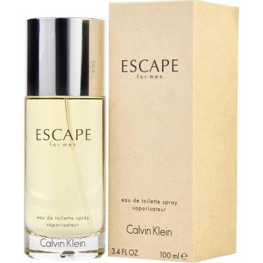 Imagem de Perfume ESCAPE com spray Edt 3.4 Oz, uso diário ou ocasiões especiais. Aroma envolvente e duradouro