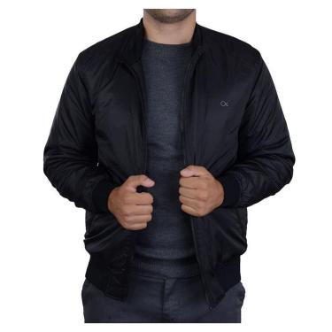 Imagem de Jaqueta Masculina Ogochi Nylon Casual Slim Preta - 027514002-Masculino