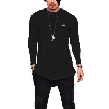 Imagem de Camiseta Longline Oversized Swag Manga Comprida Wooks C2-Masculino