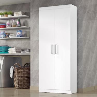 Imagem de Armario Lavanderia Sheila 2 Pts  1,89m C/ Suporte Vassouras