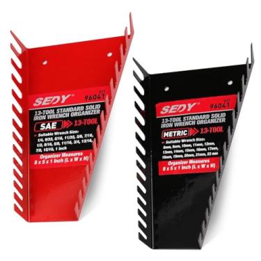 Imagem de Conjunto com 26 organizadores de chaves de metal, suportes de armazenamento de chaves montadas na parede para caixa de ferramentas e gaveta