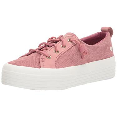 Imagem de Sperry Tênis feminino Crest Vibe Platform, Cobra rosa, 9.5