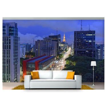 Imagem de Papel de parede cidade são paulo paulista 3d ncd203