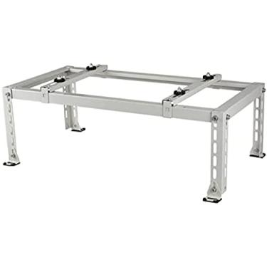 Imagem de Suporte de suporte de ar condicionado, suporte de condensador de aço galvanizado para unidade CA externa, suporte de aterramento resistente para mini ar condicionado split sem duto e HVAC, b