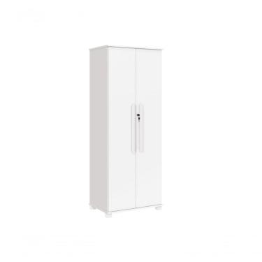 Imagem de Multiuso Dallas 100% Mdf Pés Em Madeira Com Chave Branco Cor:branco