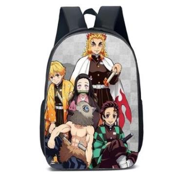 Imagem de Mochila Escolar Infanto Juvenil Anime Demon Slayer Novidades 0555-Unissex