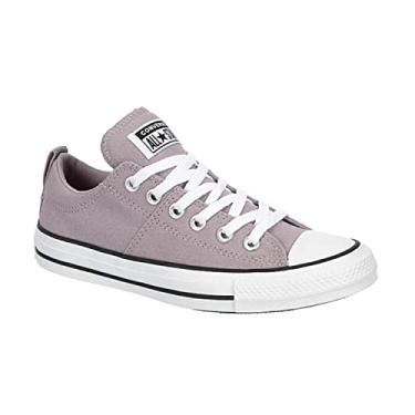 Imagem de Converse Tênis feminino Chuck Taylor All Star Madison de cano baixo, Lilás lúcido/branco/preto, 5 Women/3 Men