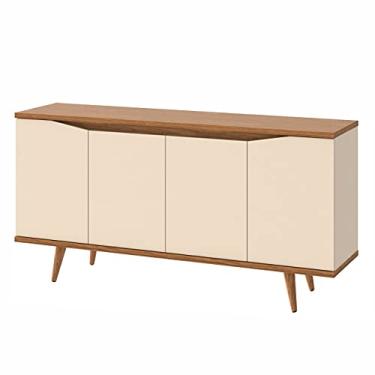 Imagem de Buffet 160cm 4 Portas Grace Versátile Off White/Noce