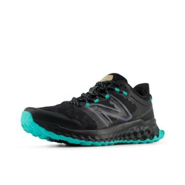 Imagem de New Balance Tênis de corrida masculino Fresh Foam Garoe V1 Trail, Preto/Cyber Jade/Preto, 38