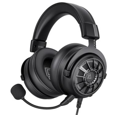 Imagem de EKSA Fone de ouvido para jogos com fio para PS5, PC, Xbox Series X|S, Xbox One, PS4, Switch - Fone de ouvido para jogos com microfone, fones de ouvido para jogos de 3,5 mm com microfone removível com