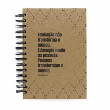 Imagem de Planner Semanal Capa Dura Paulo Freire Educação 156 Fls A5