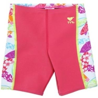 Imagem de Calça Térmica para Meninas Malibu TYR - (SKPM2Y) - Rosa/Branco - 5T