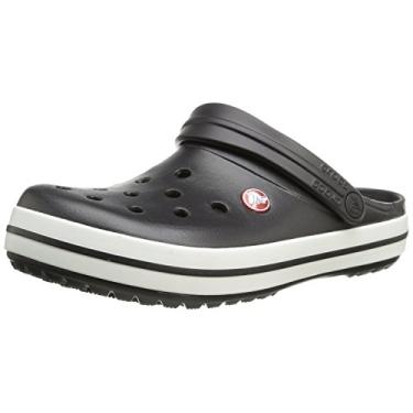 Imagem de Crocs Tamanco unissex adulto Crocband, Preto, 13 Women/11 Men