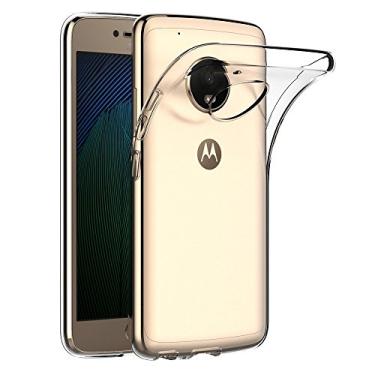 Imagem de Capa para Motorola Moto G5 Plus (5,2 polegadas) MaiJin Capa Traseira Transparente de Gel de Borracha TPU Macio