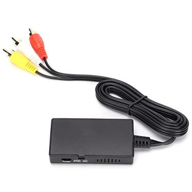 Imagem de Conversor para Adaptador de Conversor de de Vídeo Composto para AV Compatível Com PAL NTSC para TV Stick para DVD Player e Decodificador Suporte para Adaptador de