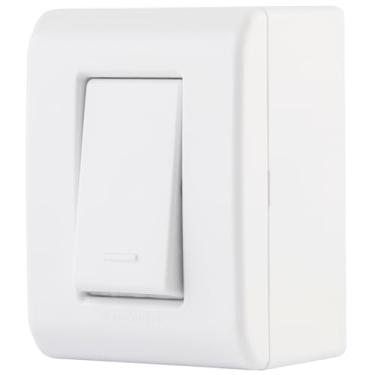 Imagem de Tramontina Caixa de Sobrepor com 1 Interruptor Simples 10 A 250 V LizFlex Branca