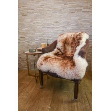 Imagem de Pelego Natural De Ovelha Carneiro GG Para Cadeiras Sofas Natural De Ovelha GG