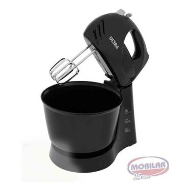 Imagem de Batedeira Ultra Portatil 150w 3 Velocidades Preta 110v C/ Nf, 110V