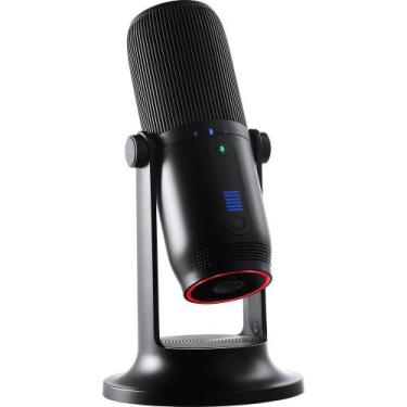 Imagem de Microfone Gamer Profissional,Thronmax,Led'S,Usb-C,96 Khz, Pt - Aj Som 