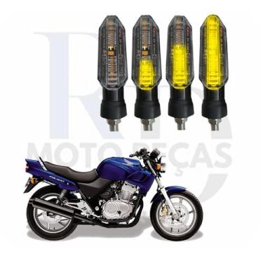 Imagem de Kit Seta para Moto Honda CB 500 Pisca Led Universal 12V P53S Sequencia