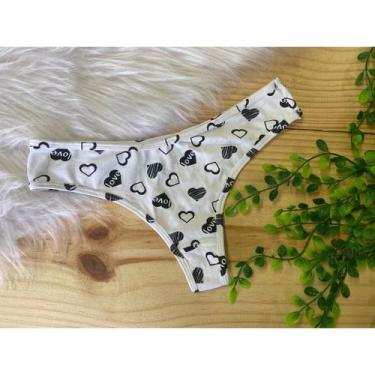 Imagem de Kit 5 Calcinhas Tanga Fio  Dental Microfibra Conforto Feminina - FREEV