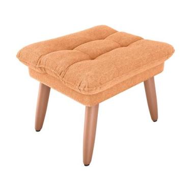 Imagem de Puff Retangular Mostarda Nantes Matrix, Mostarda