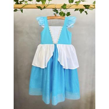 Imagem de Vestido Fantasia Infantil Princesa - Cinderela - Baby Fashion & Fun, 4