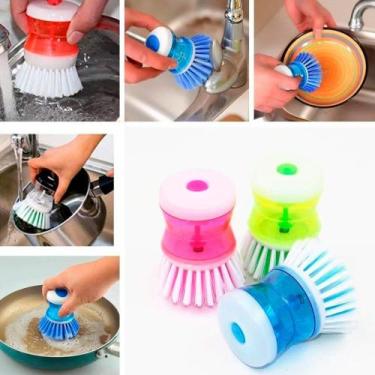 Imagem de Escova De Limpeza Com Recipiente Para Detergente Multiuso - Art House