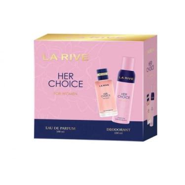 Imagem de Kit Her Choice La Rive Feminino - Eau de Toilette 100ml  Desodorante 1