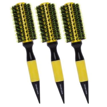 Imagem de 3UN Escova Thermal Ceramica Basic Yellow 57MM Marco Boni