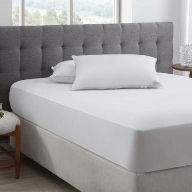 Imagem de Protetor De Colchao Casal Impermeável -  Algodao Jolitex-100%