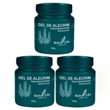 Imagem de Gel de Alecrim Natu Life Alivia o cansaço e Dor Muscular - 3 unidades