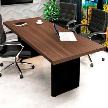 Imagem de Mesa de Escritório 4 Lugares 1,60m x 80cm Pés Painel F5 - F5 Office G,
