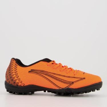 Imagem de Chuteira Penalty Bravo XXII Society Juvenil Laranja, 36